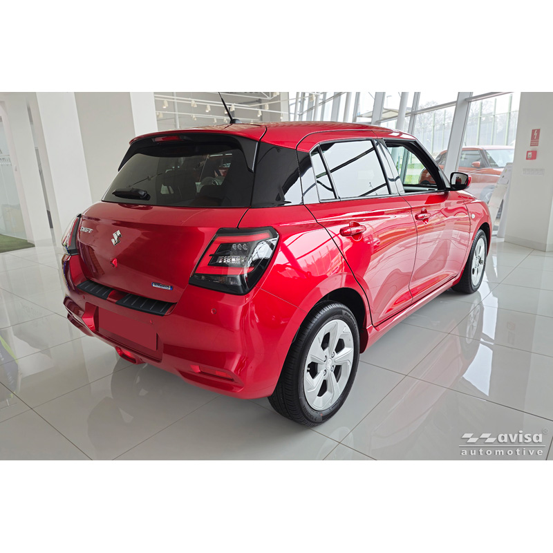Matzwart RVS Achterbumperprotector  Suzuki Swift VI 2024- 'Ribs'