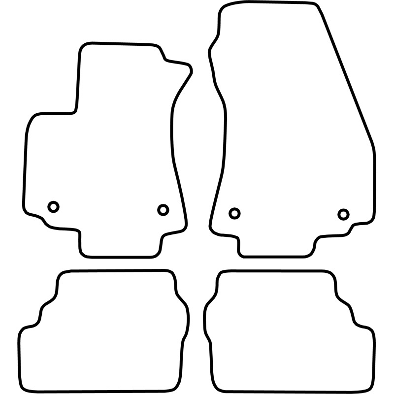 Automatten Velours  Opel Zafira A 2004-2005