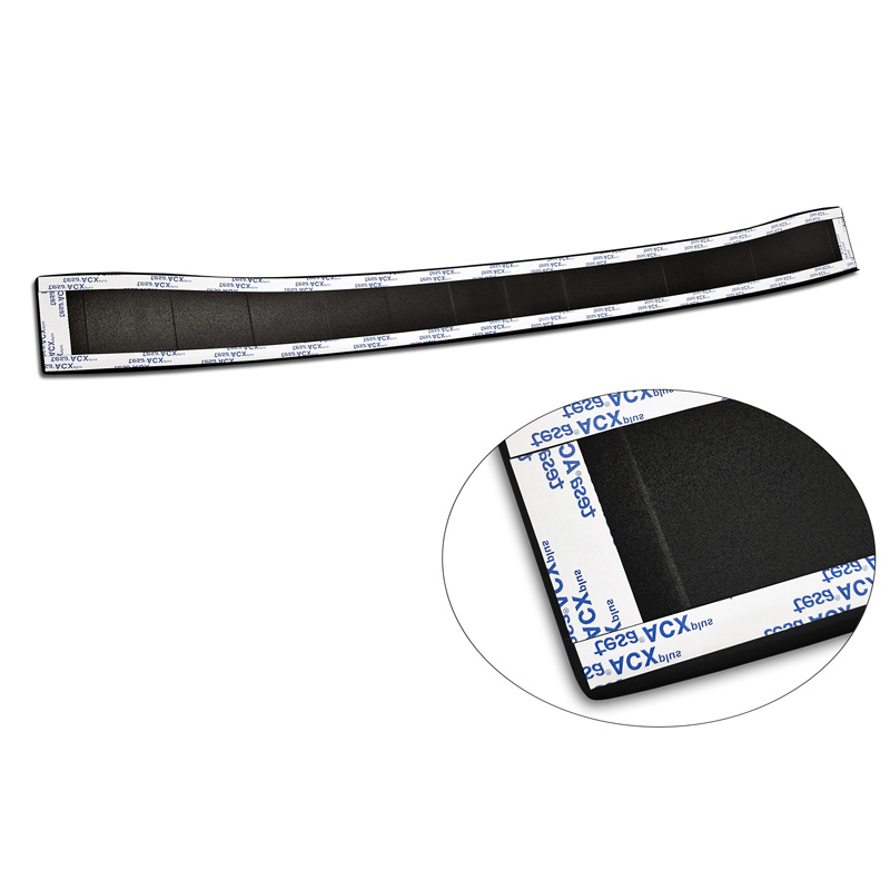 Matzwart RVS Achterbumperprotector  BMW 3 Serie Touring (G21) Facelift 2022- met M-Pakket 'Ribs'
