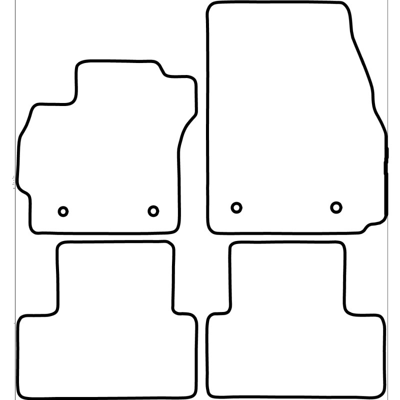 Automatten Velours  Mazda 5 2011-