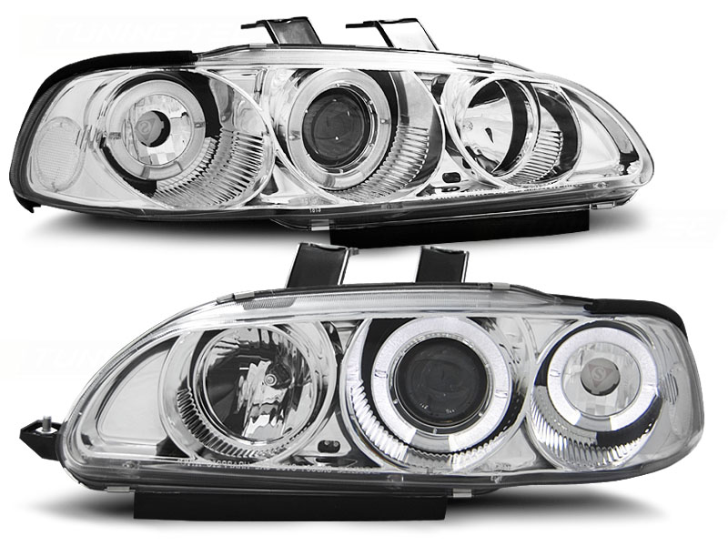 Koplampen Honda Civic 92-95 Angel Eyes