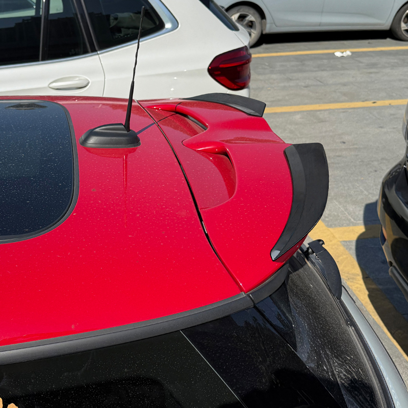 Dakspoiler (Spoiler Cap)  Mini F55/F56 Cooper S JCW 2013-2024 (ABS Glanzend zwart)