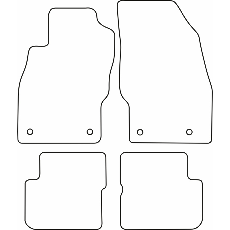 Automatten  Opel Corsa D 2006-2014
