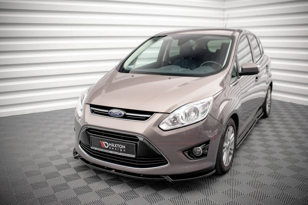 Voorspoiler Ford C-Max MK2 Maxton Glans Zwart
