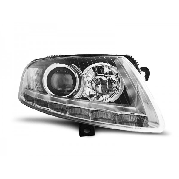 Koplampen Audi A6 4F DRL Facelift 04-08 Xenon