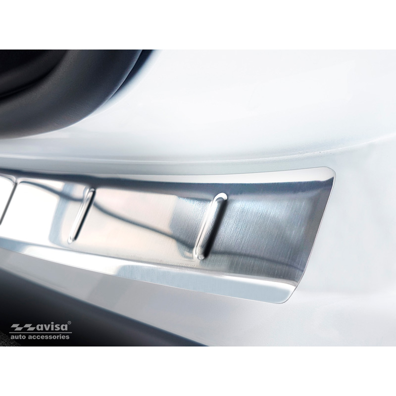RVS Achterbumperprotector  Citroën C5 Aircross 2018- Incl. Facelift 'Ribs'