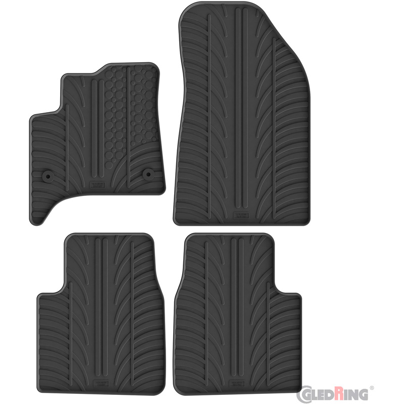 Gledring Rubbermatten  Opel Frontera MHEV 2024- (T profiel 4-delig + montageclips)