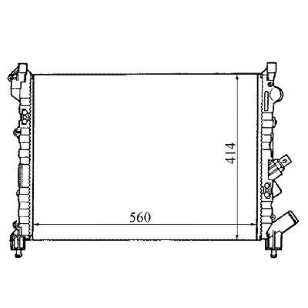 Radiator LAGUNA 94-01 560x414 1.8/2.0-16V GR.TOUR