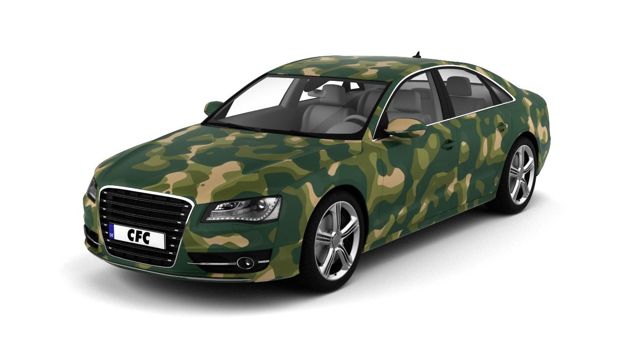 Car Wrap Folie Camouflage Military Matt 150x100cm