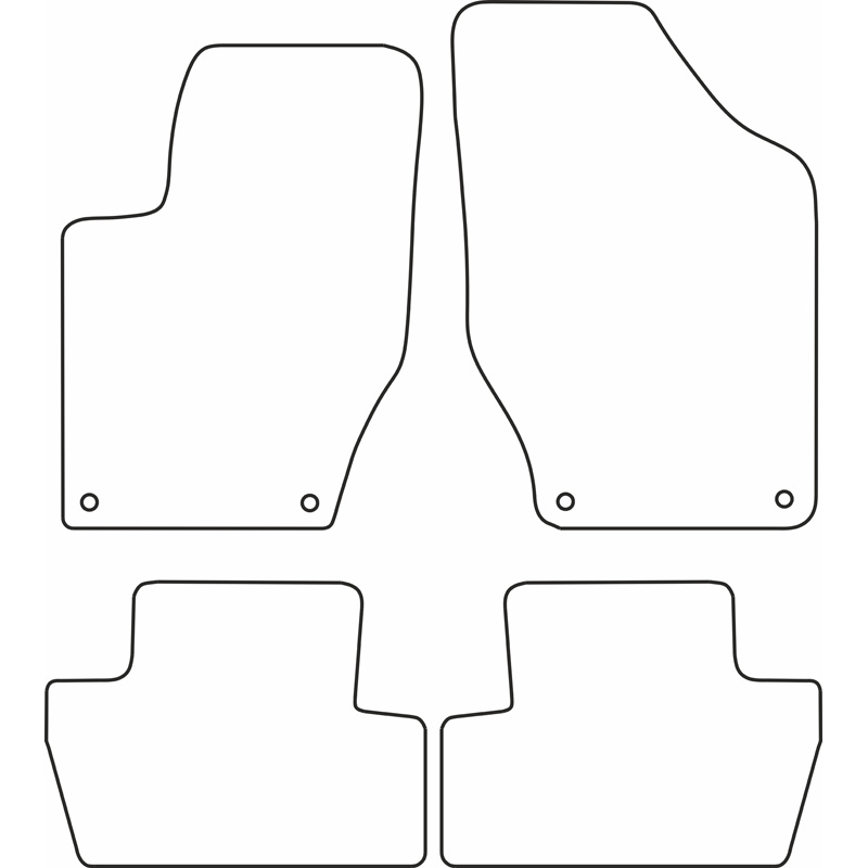 Automatten  Peugeot 308 2007-2013