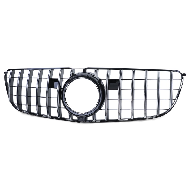 Grill Mercedes GLS X166 Facelift 15-19 Zwart/Chroom