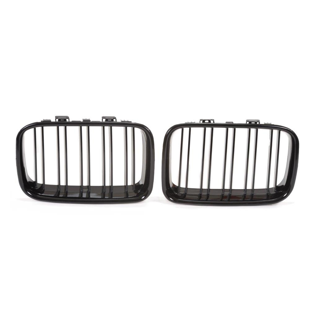Grill Nieren passend voor BMW E36 91-96 Glans Zwart