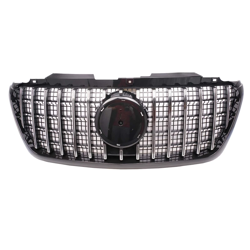 Grill Mercedes Sprinter W907 W910 18- Zwart/Chroom AMG Look Mesh
