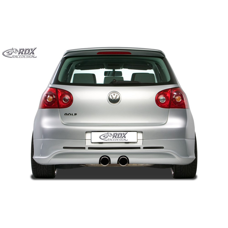 Achterskirt  Volkswagen Golf V GTI/R Hatchback 3/5-deurs 2003-2008 (R32 uitlaat) excl. Variant/Plus (ABS)