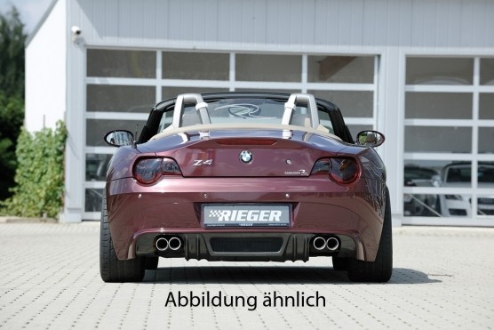 Achterbumper Diffusor BMW Z4 ABS 03- 76mm Rieger