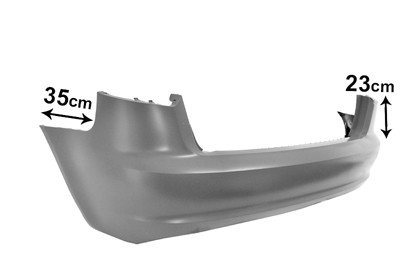 ACHTERBUMPER 5P. -ParkControl AUDI A3 8/08 > 12