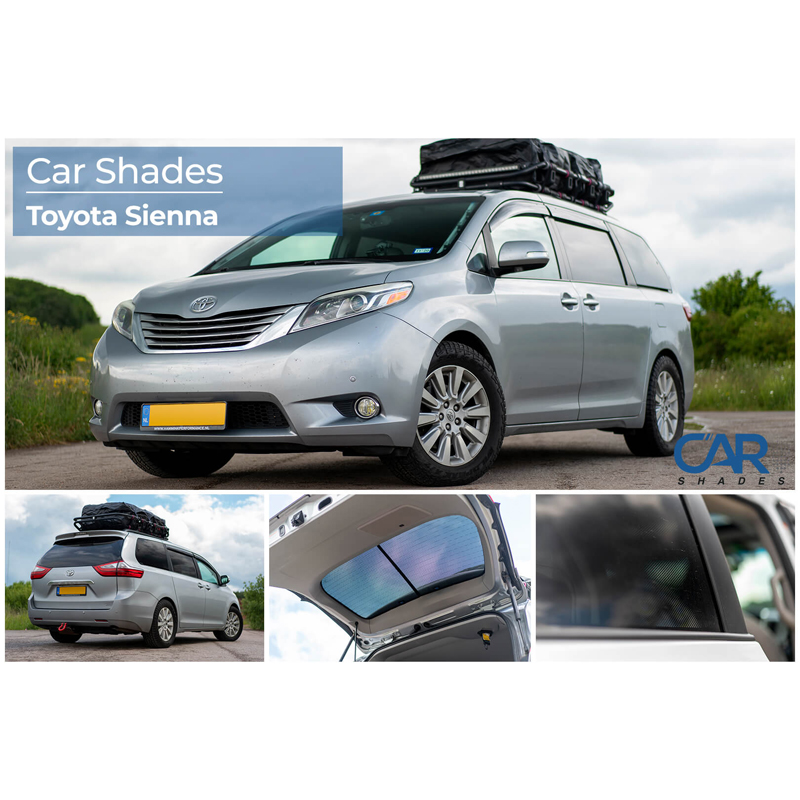Set Car Shades  Toyota Sienna (XL30) 2011-2020 (6-delig)