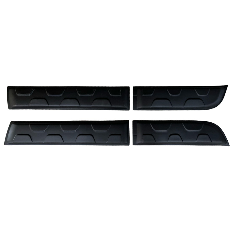 Deurpanelen  Dacia Duster I 2010-2017 (Off-Road) (zonder Duster markering) - Matzwart