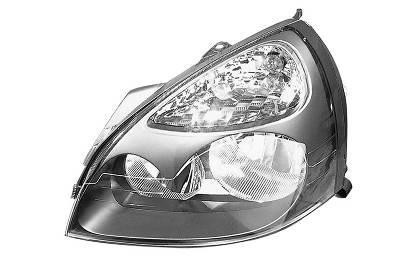 koplamp, H1+H7, elektr verstelb, binnen zwart, rechts Renault Cl
