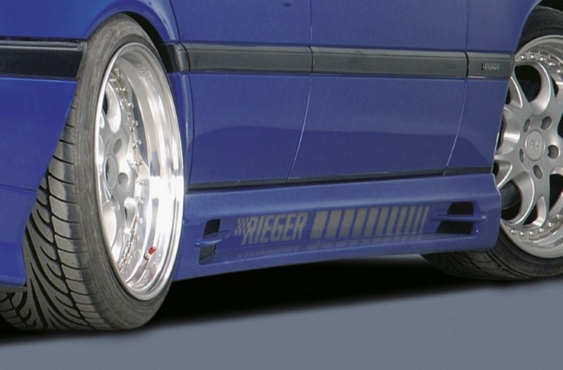 Zijskirts Mercedes W202 met 2 schacht en 2 uitsnedes Rieger