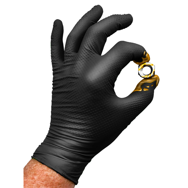 Gripp-It nitril handschoenen - maat L - Zwart - dispenserdoos à 50 stuks