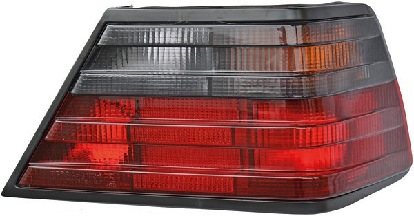 Achterlichten W124 85-95 HELDERGLAS ROOD/ GRIJS