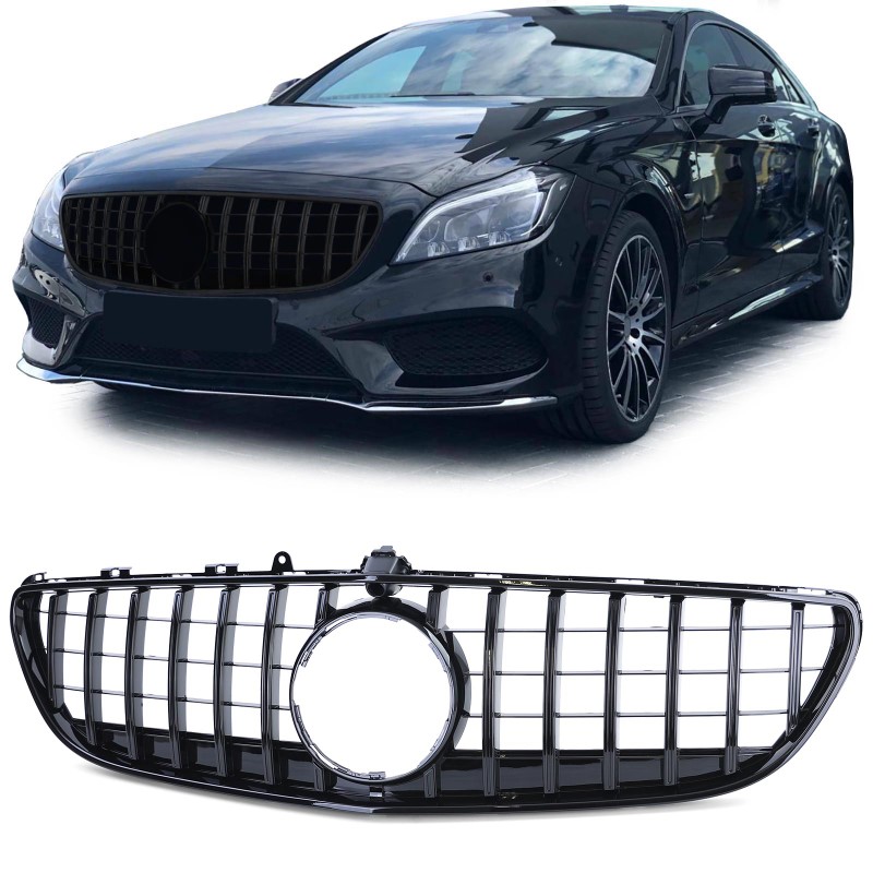 Grill Mercedes CLS C218 Facelift 14-18 GT Design Zwart