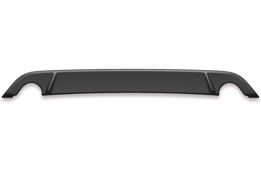 Achterbumperaanzet VW Golf VI  Mat Zwart