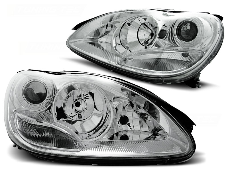 Koplampen Mercedes-Benz S-Klasse Typ W220 Bj. 02-05 chroom