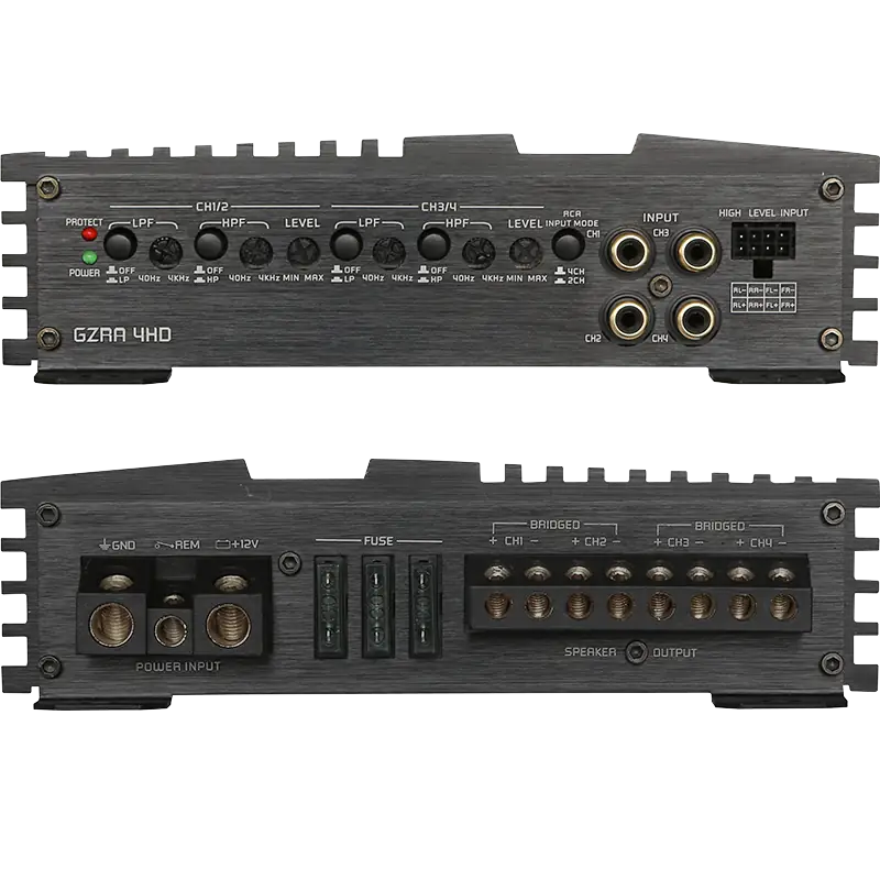 Ground Zero GZRA 4HD 4 Channel Class D Versterker