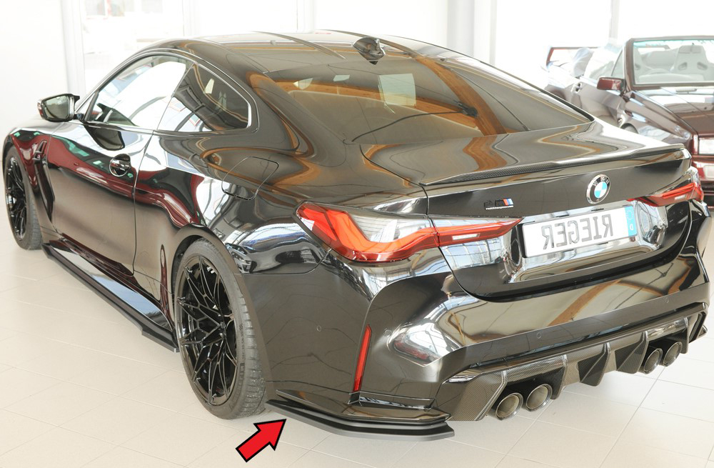 Achterzijdediffusers BMW 3-series G80 M3 03.21-
