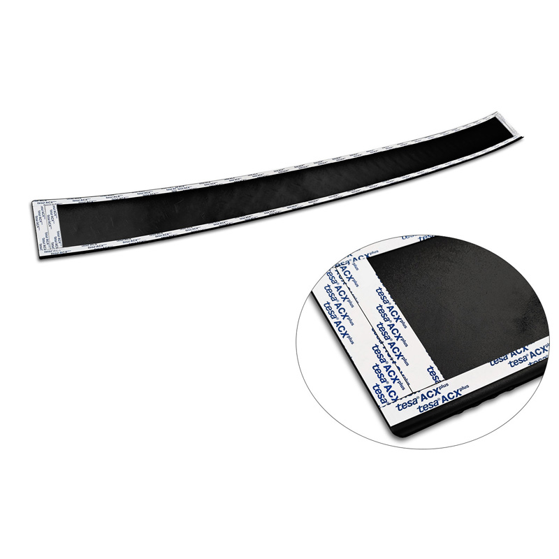 Matzwart Aluminium Achterbumperprotector  Opel Movano / Renault Master II 2010-2018 & 2018-2021 'Riffled Plate'