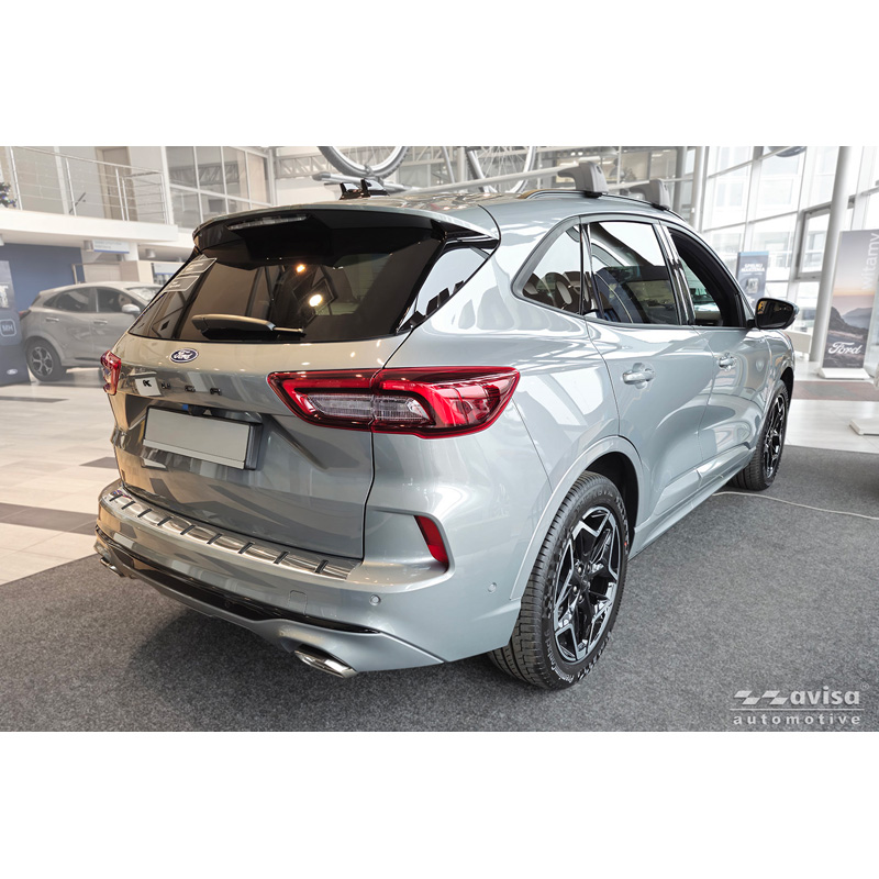 Avisa RVS Achterbumperprotector STRONG EDITION  Ford Kuga III ST-Line / Vignale 2019-2024 & Facelift 2024- - Zilver