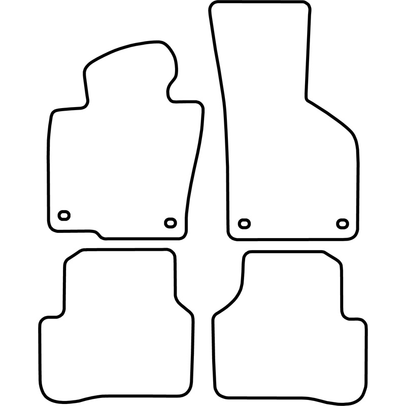 Automatten  Volkswagen Passat 2005-2007