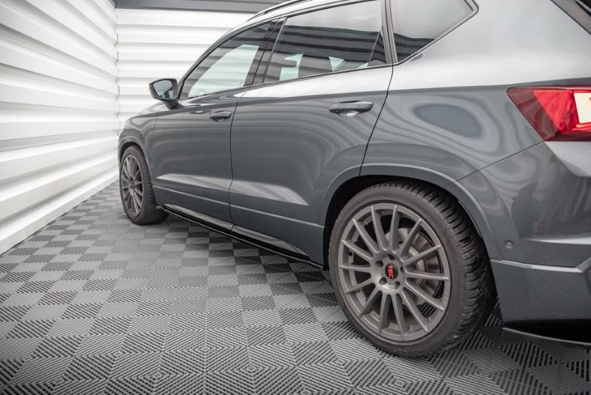 Zijskirts Cupra Ateca Maxton Design glans zwart