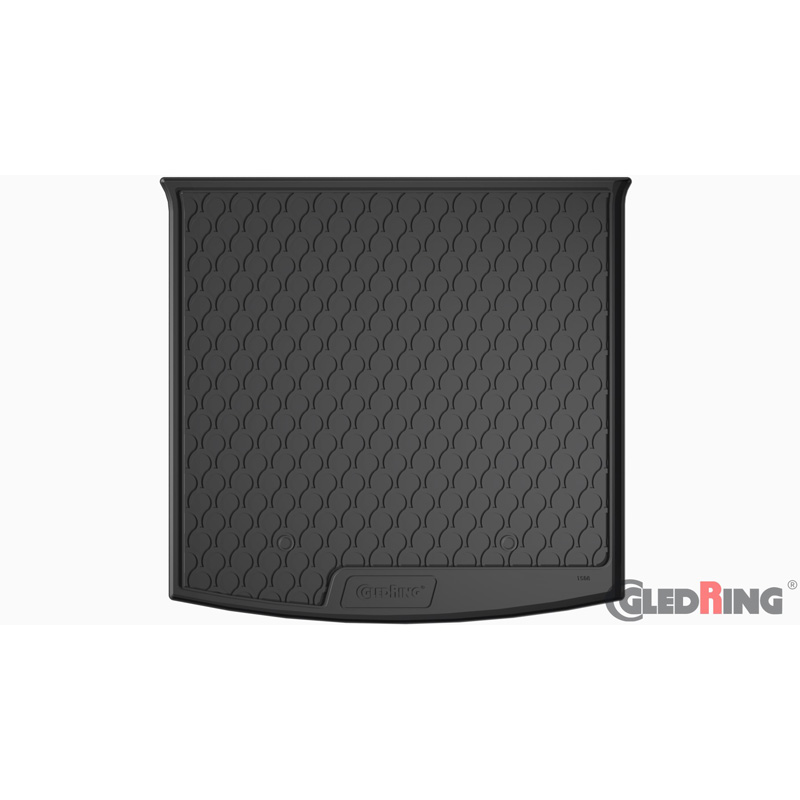 Rubbasol (Rubber) Kofferbakmat  Skoda Kodiaq (5-Personen) 2017-2024 (Hoge variabele laadvloer met reservewiel)