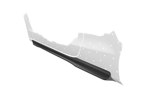 Zijskirts voor Audi A5 8T Coupé en Cabrio
