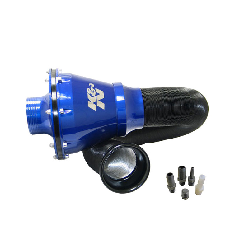K&N Apollo filter universeel, 70mm aansluiting, blauwe buis (RC-5052AL)