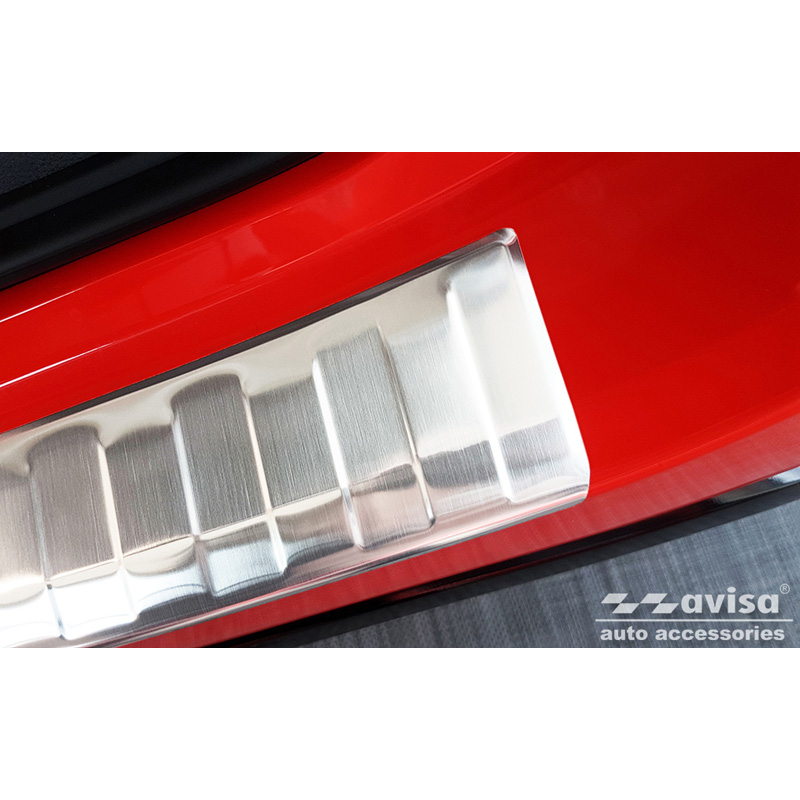 RVS Achterbumperprotector  Toyota Yaris IV HB 5-deurs (excl. GR) 2020-2024 & Facelift 2024- 'Ribs'