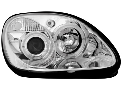 Koplampen passend voor Mercedes SLK 95-.. Angel eyes chroom
