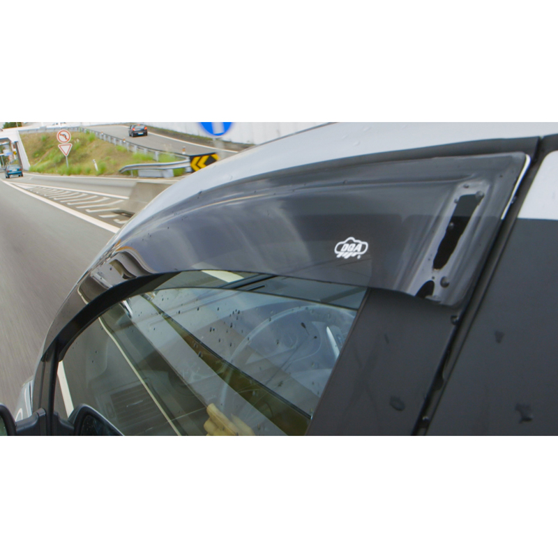 DGA Zijwindschermen  Aixam City/Coupe/Crossline/Crossover/Minauto/Vision/Sensation City 2010- (2-delig / exterieur)