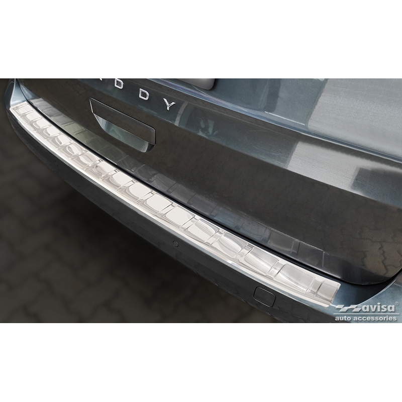 RVS Achterbumperprotector  Volkswagen Caddy V 2020- 'Ribs'