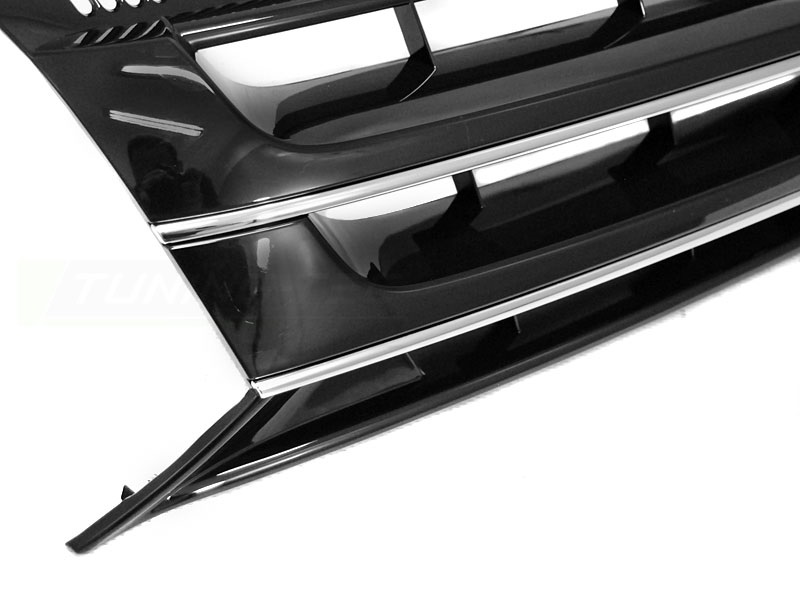 Grill VW T5 Transporter 09-15 Zwart/Chroom