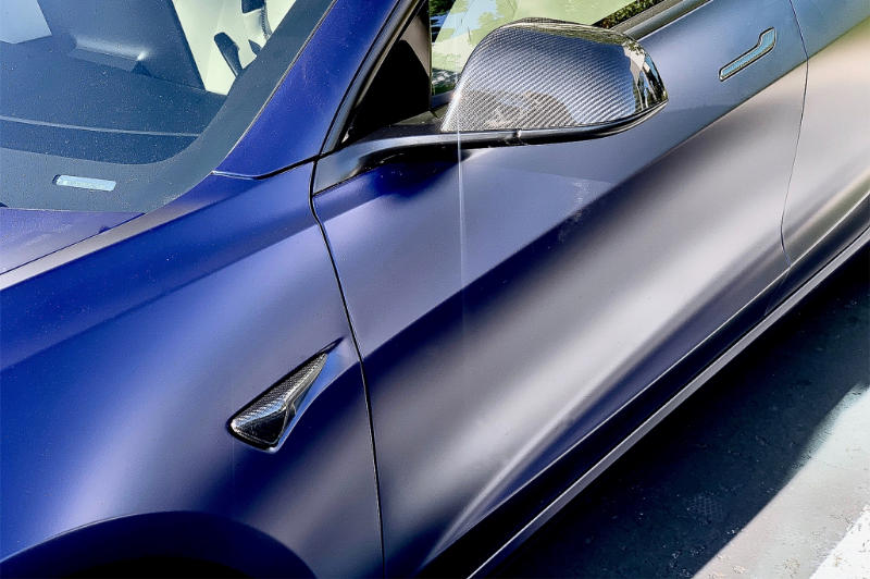Knipperlicht Cover Tesla Model 3 Y S X Carbon 16-..