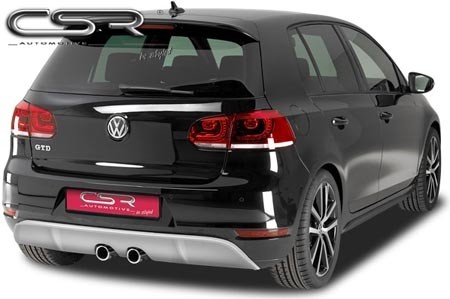 Achterbumper Diffuser passend voor VW Golf VI OLine