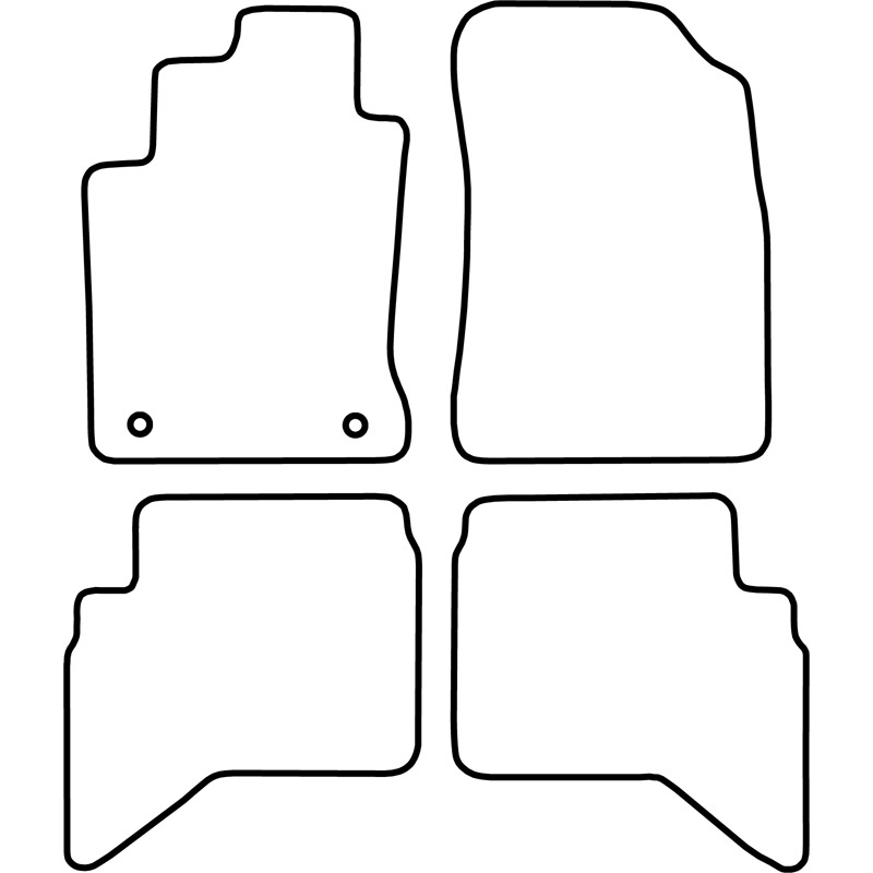 Automatten Velours  Daihatsu Terios 2006-2010
