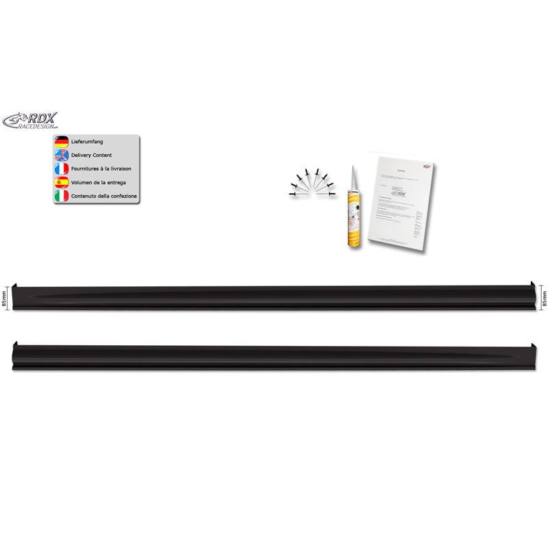 Sideskirts  Opel Astra L Hatchback 2021- 'Edition' (ABS)