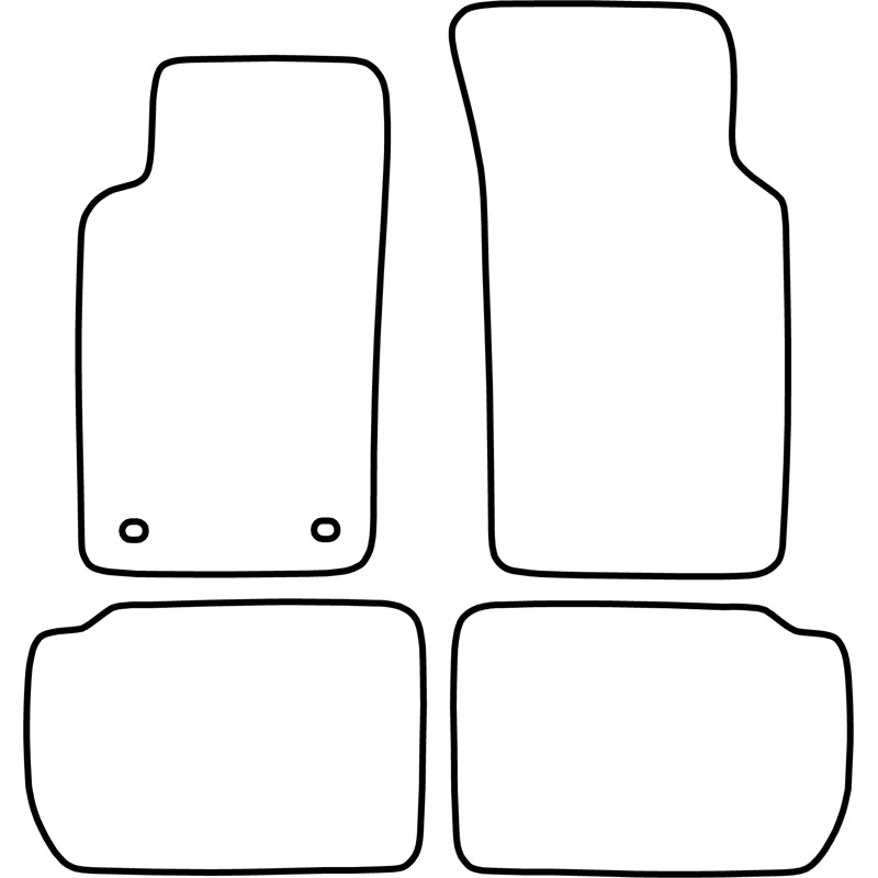 Automatten Velours  Ford Sierra 1987-1993