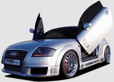 Voorbumper Audi TT Rieger R-Frame met air-intakes (SRA)