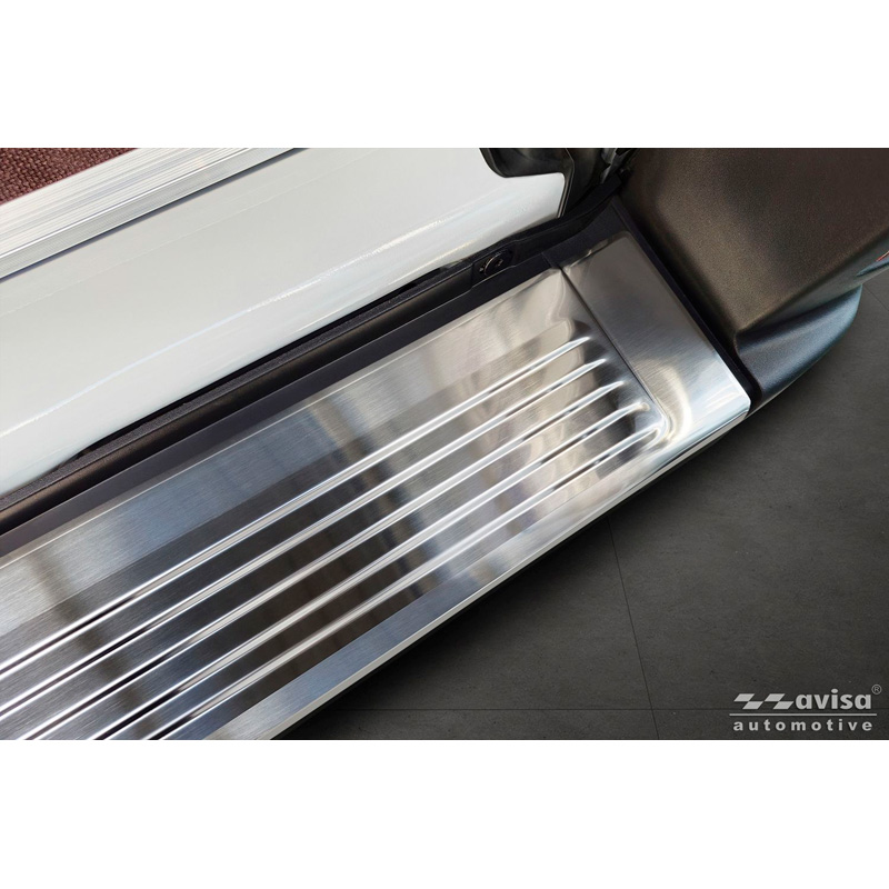 Avisa RVS Achterbumperprotector  Fiat Ducato III Facelift 2023- / Opel Movano III Facelift 2023- / Toyota Proace Max 2024- 'Ribs' (2 delen)